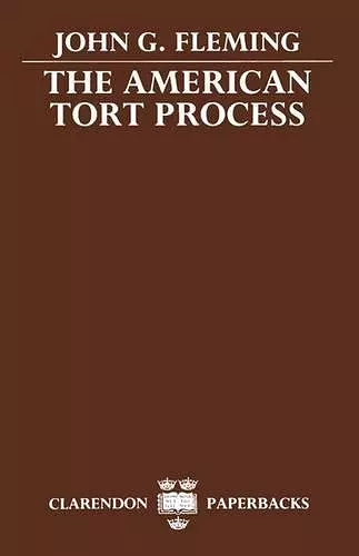 The American Tort Process cover