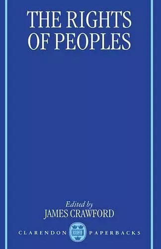 The Rights of Peoples cover