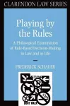 Playing by the Rules cover