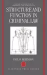 Structure and Function in Criminal Law cover