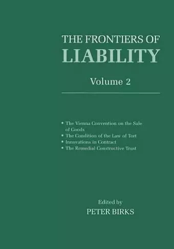 Frontiers of Liability: Volume 2 cover