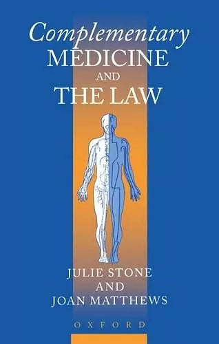 Complementary Medicine and the Law cover