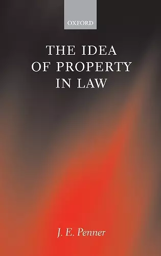 The Idea of Property in Law cover