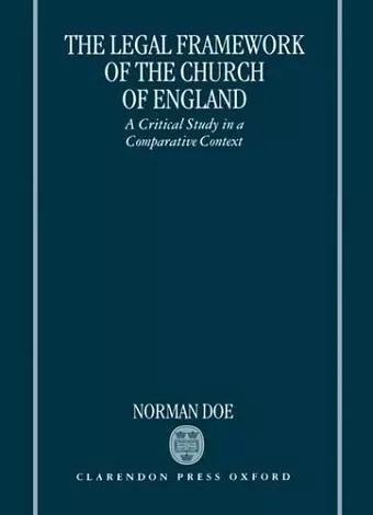 The Legal Framework of the Church of England cover