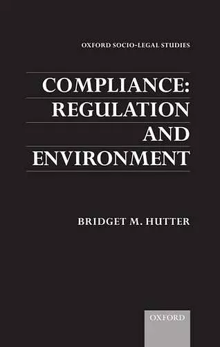 Compliance: Regulation and Environment cover