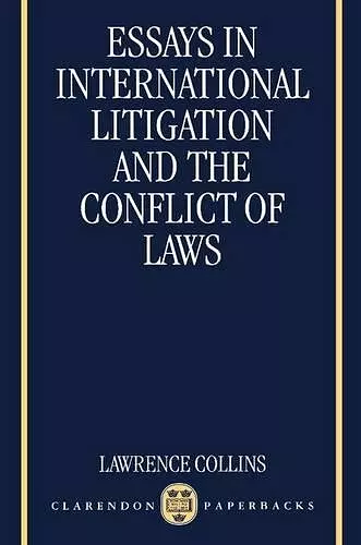 Essays in International Litigation and the Conflict of Laws cover