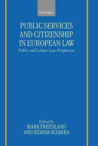 Public Services and Citizenship in European Law cover