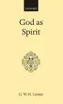 God as Spirit cover