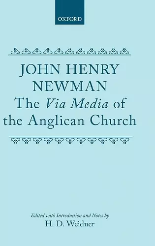 The Via Media of the Anglican Church cover
