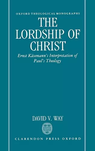 The Lordship of Christ cover