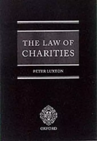 The Law of Charities cover