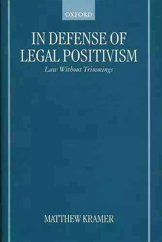 In Defense of Legal Positivism cover