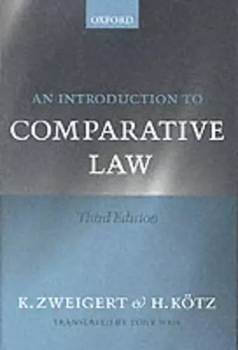 An Introduction to Comparative Law cover