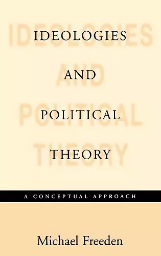 Ideologies and Political Theory cover