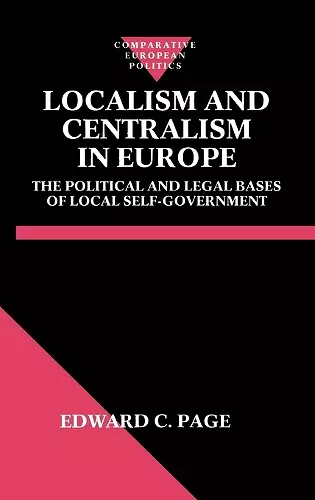 Localism and Centralism in Europe cover