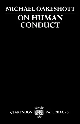 On Human Conduct cover