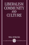 Liberalism, Community and Culture cover