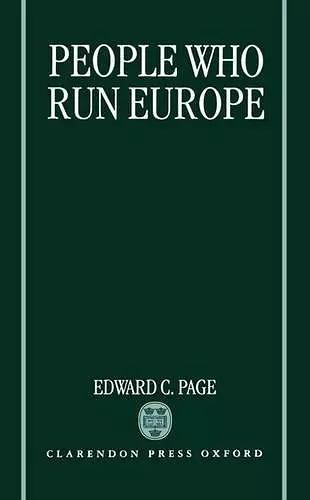 People Who Run Europe cover