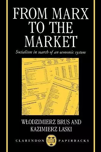 From Marx to the Market cover