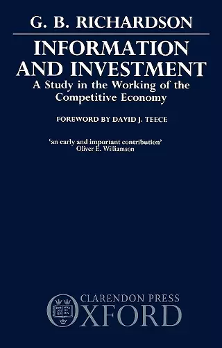 Information and Investment cover