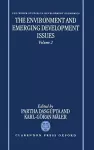 The Environment and Emerging Development Issues: Volume 2 cover
