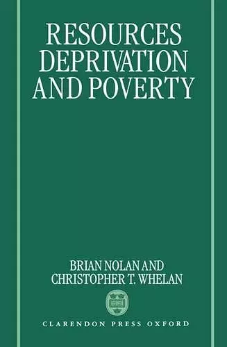 Resources, Deprivation, and Poverty cover