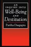 An Inquiry into Well-Being and Destitution cover