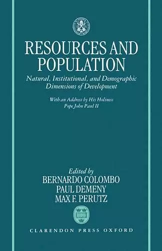 Resources and Population cover