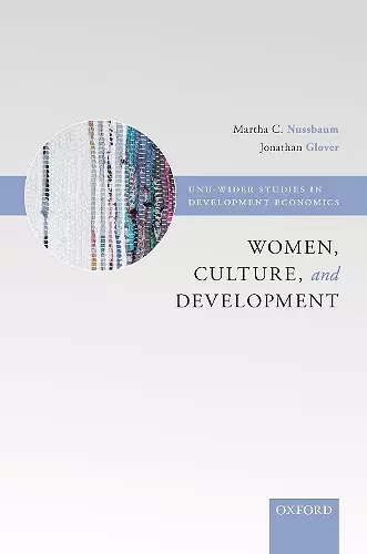 Women, Culture, and Development cover