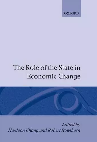 The Role of the State in Economic Change cover