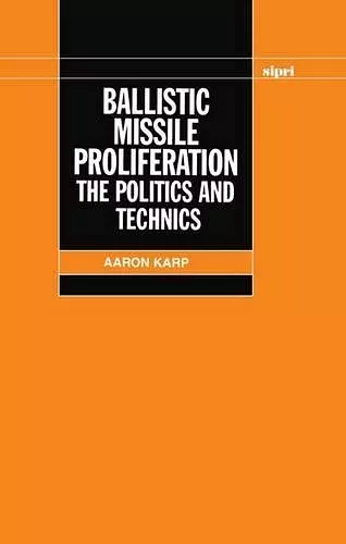 Ballistic Missile Proliferation cover