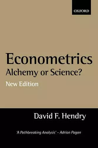 Econometrics: Alchemy or Science? cover