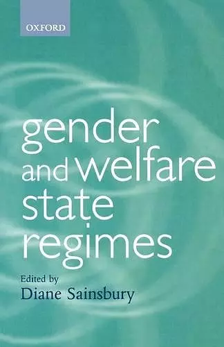 Gender and Welfare State Regimes cover