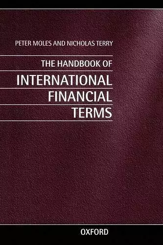 The Handbook of International Financial Terms cover