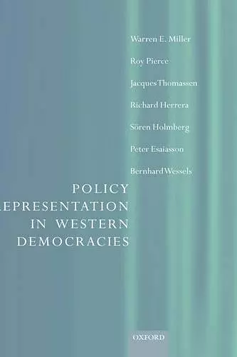 Policy Representation in Western Democracies cover