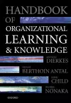 Handbook of Organizational Learning and Knowledge cover