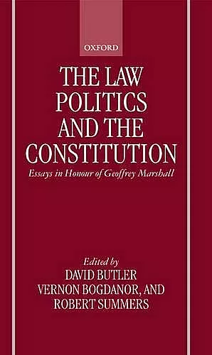The Law, Politics, and the Constitution cover