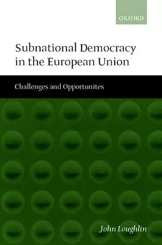 Subnational Democracy in the European Union cover