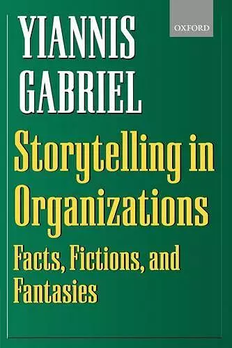 Storytelling in Organizations cover