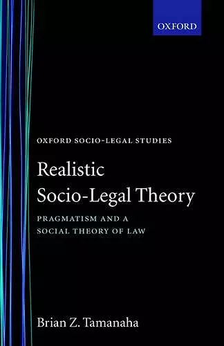 Realistic Socio-Legal Theory cover