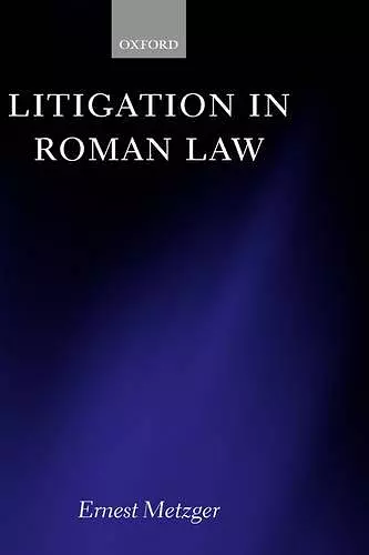 Litigation in Roman Law cover