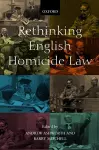 Rethinking English Homicide Law cover