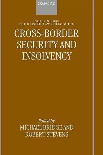 Cross-border Security and Insolvency cover