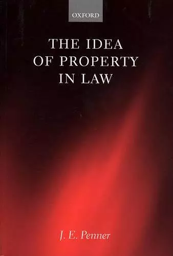 The Idea of Property in Law cover