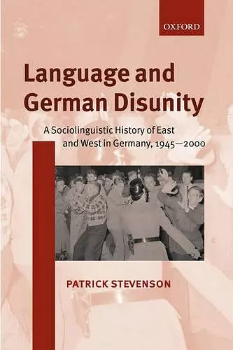 Language and German Disunity cover