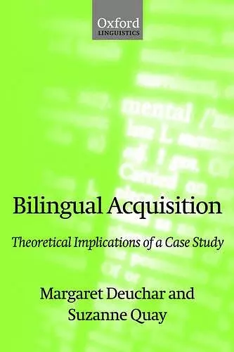 Bilingual Acquisition cover