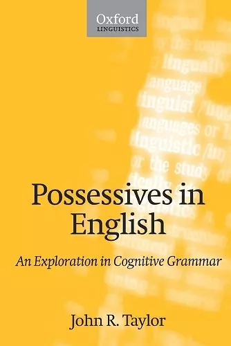 Possessives in English cover