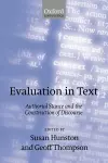 Evaluation in Text cover