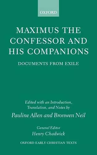 Maximus the Confessor and his Companions cover