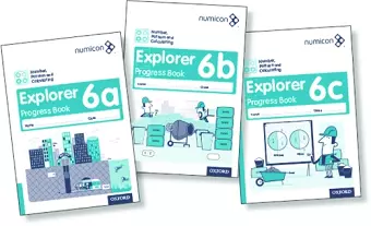 Numicon: Number, Pattern and Calculating 6 Explorer Progress Books ABC (Mixed pack) cover